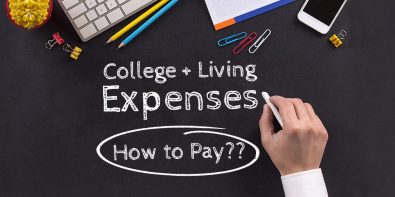 how to pay for living expenses while in college